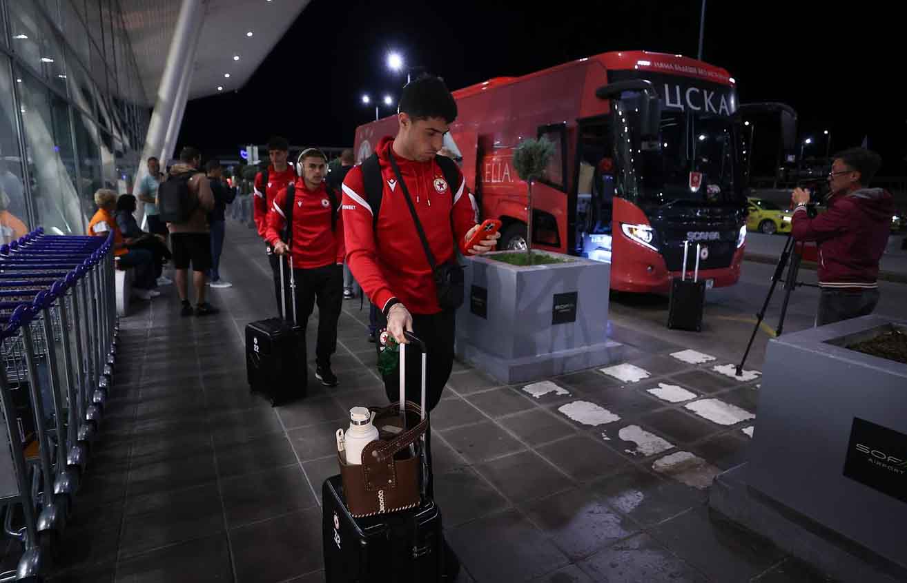 Групата на ЦСКА за лятната подготовка