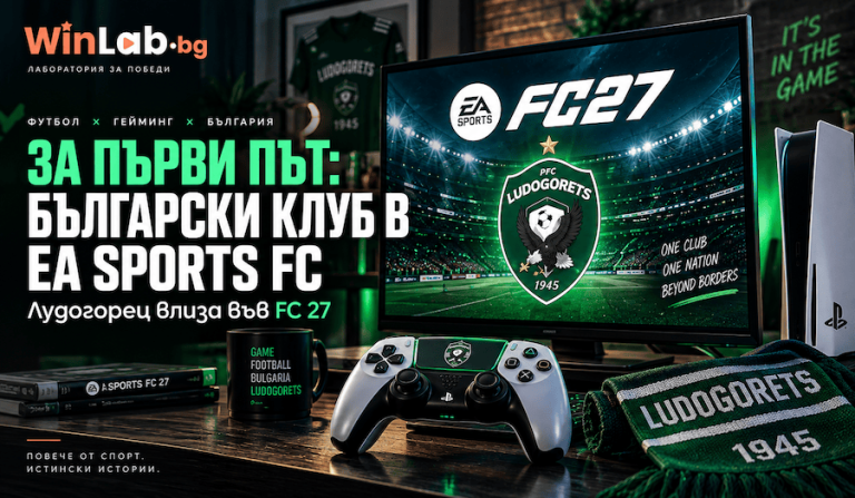 За първи път: български клуб в EA SPORTS FC – Лудогорец влиза във FC 27